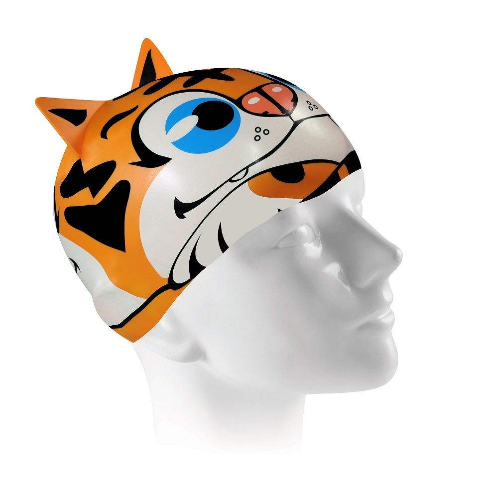 Touca Silicone Tiger Cap.