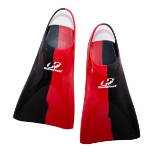 Nadadeira Silicone Premium Fins Preto/Vermelho.