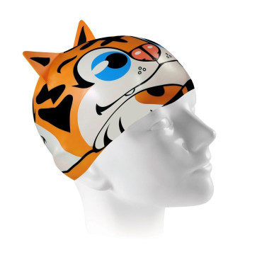 Touca Silicone Tiger Cap.